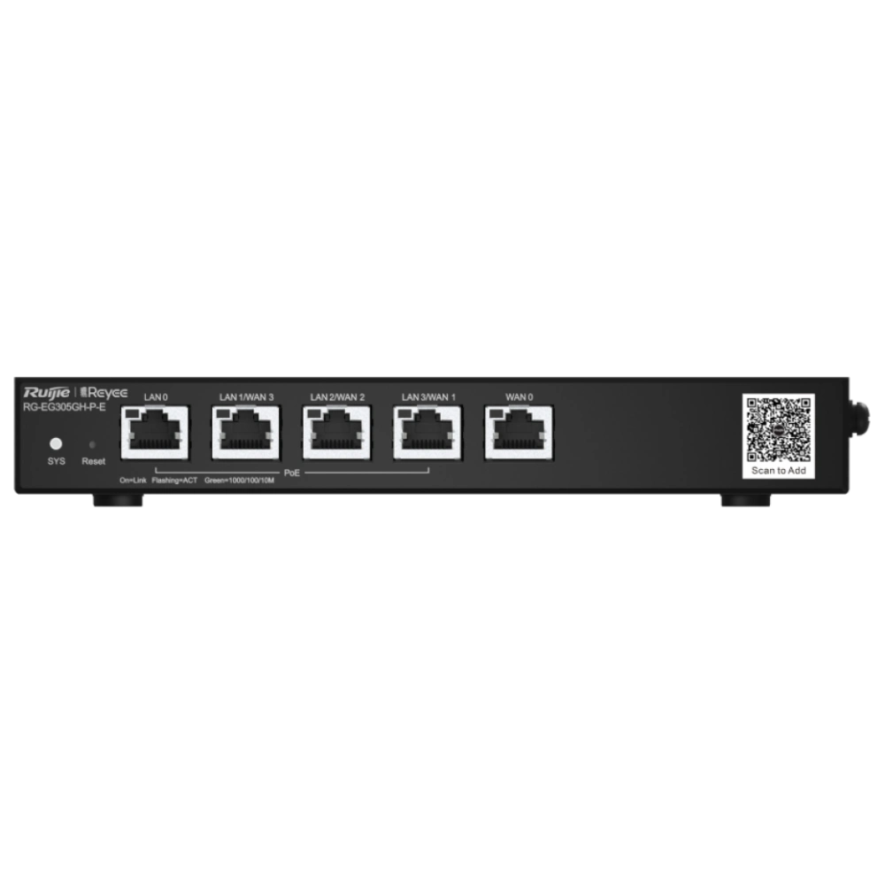 Маршрутизатор Ruijie Reyee RG-EG305GH-P-E PoE з хмарним керуванням