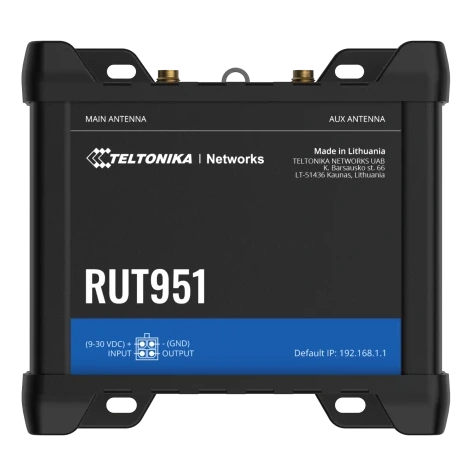 Промисловий стільниковий маршрутизатор Teltonika RUT951 з 4G LTE, Wi-Fi