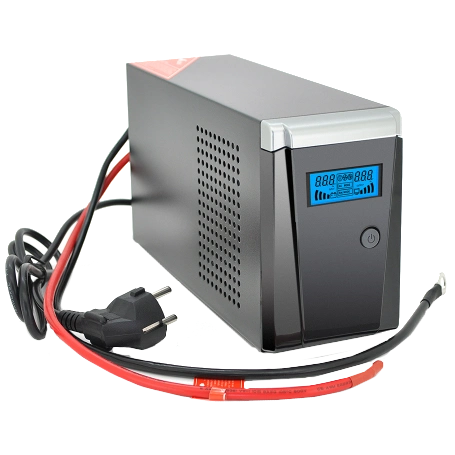 Джерело безперебійного живлення під акумулятор RITAR RTSW-600 LCD 600ВA 12В правильна синусоїда