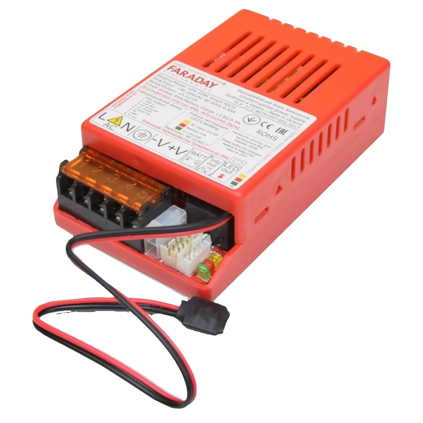 Блок безперебійного живлення Faraday Electronics UPS 35Вт Smart ASCH PL (LFP)