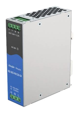Блок живлення Ruijie RG-NIS-PA120-54 AC/DC 54В 2.2А 120 Вт на DIN-рейку