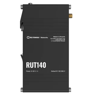 Промисловий стільниковий маршрутизатор Teltonika RUT140 на DIN-рейку