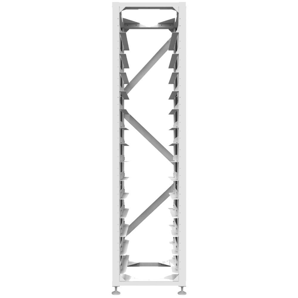 Стойка для 14 висковольтних батарей Deye BOS-A-Rack-14 floors