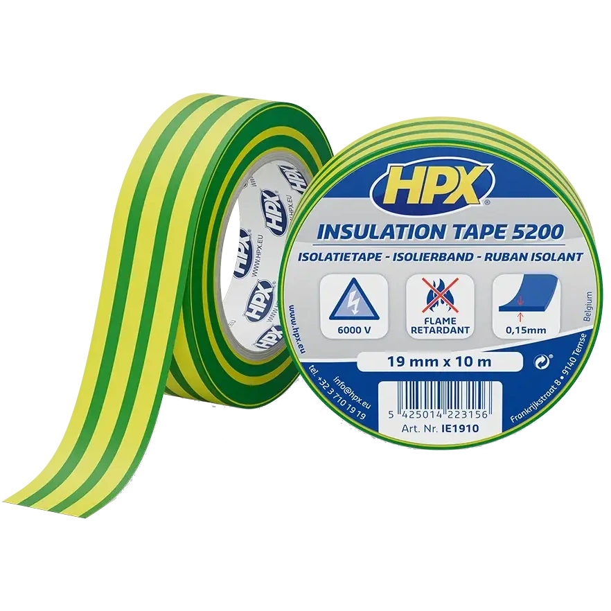 Стрічка ПВХ ізоляційна HPX IE1910 HPX5200 19мм х 10м