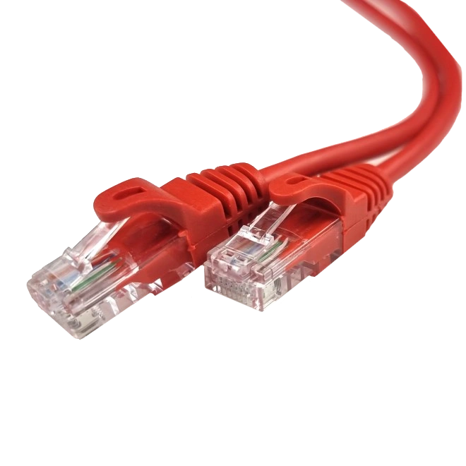 Патч-корд червоний 1м EServer UTP CAT5e